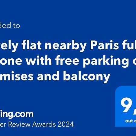 Lovely Flat Nearby Paris Fully Redone With Free Parking On Premises And Balcony Clichy Eksteriør billede